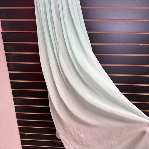 Forever 21 Ball Gown Dress Teal Green Formal Small - Picture 8 of 16